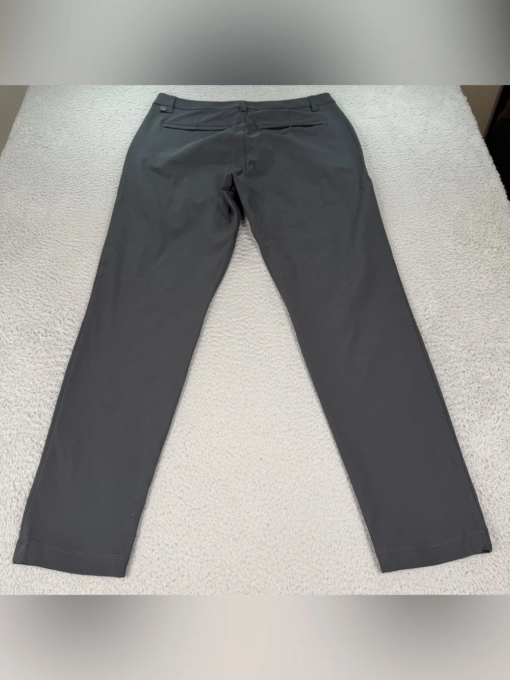 Lululemon ABC Pants Mens 32 Gray Classic Fit Warpstreme City Preppy Athleisure